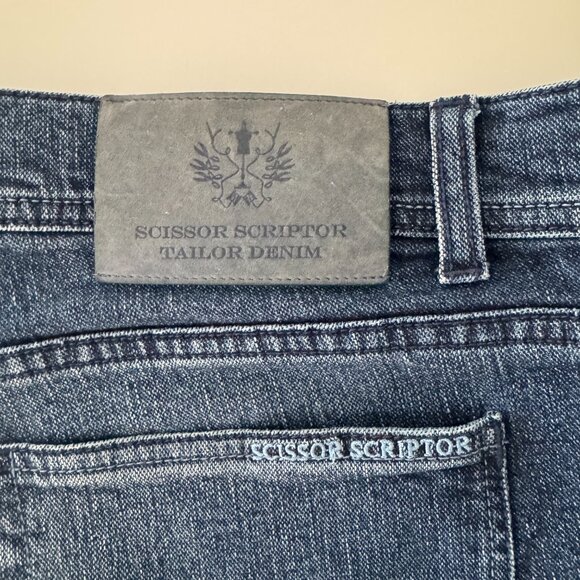 SCISSOR SCRIPTOR MSRP $899  Cesare Luxury Men's Jeans, Size TG 36/38 - Picture 5 of 17